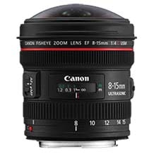 Canon EF 8-15mm f/4L Fisheye USM