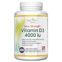 Incite Nutrition vitamina D3