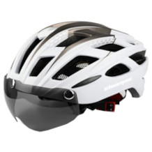 Shinmax casco da bicicletta con visiera