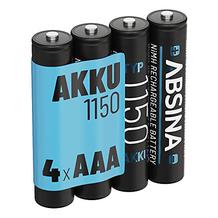 ABSINA batteria ricaricabile AAA