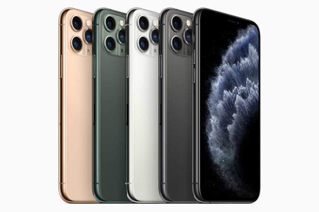 iPhone 11 Pro in diversi colori