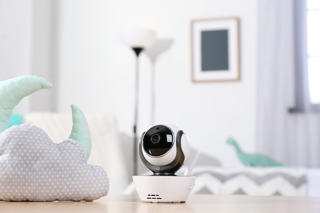 Baby monitor sul tavolo