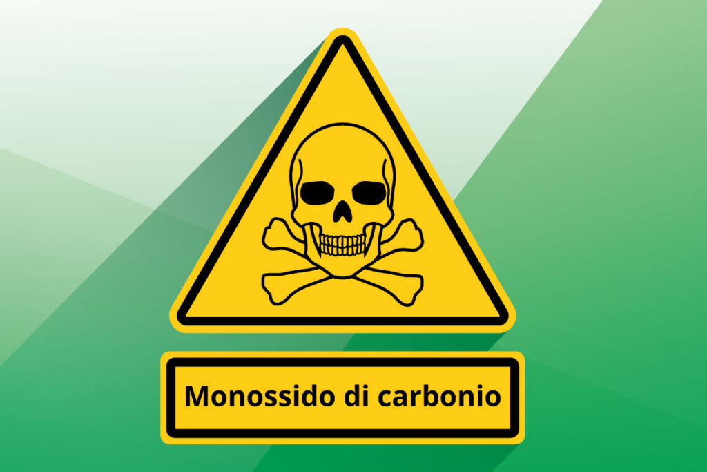 segnale di avvertimento di monossido di carbonio