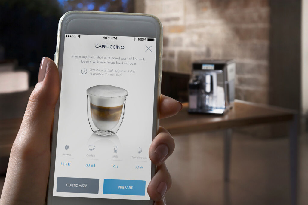 Macchine da caffè completamente automatiche DeLonghi App